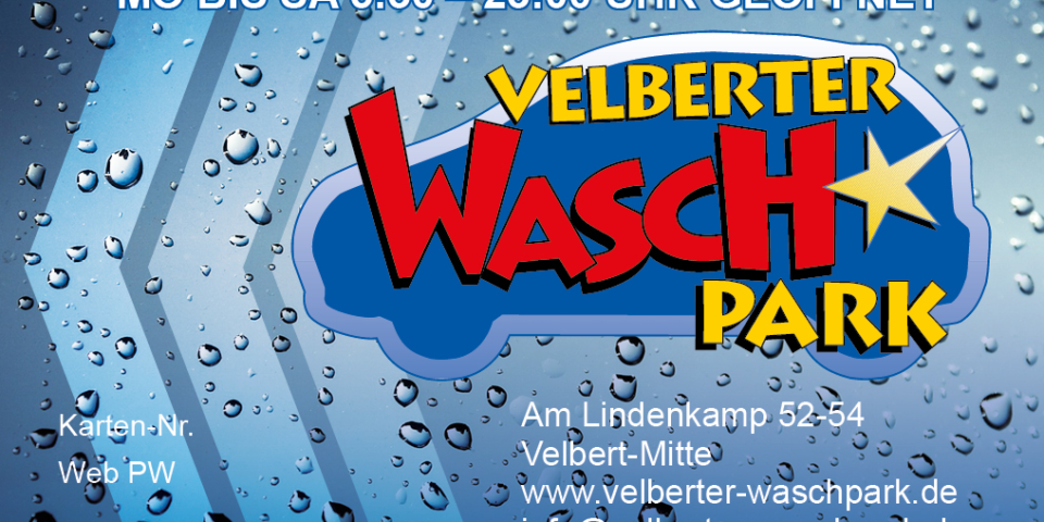 Velberter-waschpark Und Service Gmbh & Co Kg Angebote – Velberter Waschpark